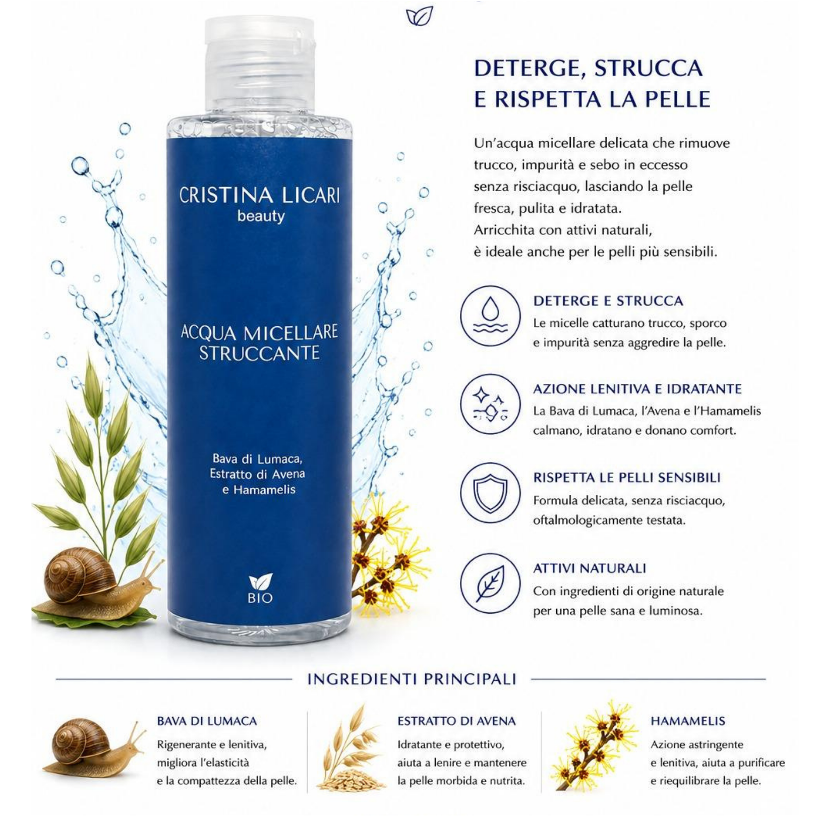ACQUA MICELLARE- 250 ml - immagine 2